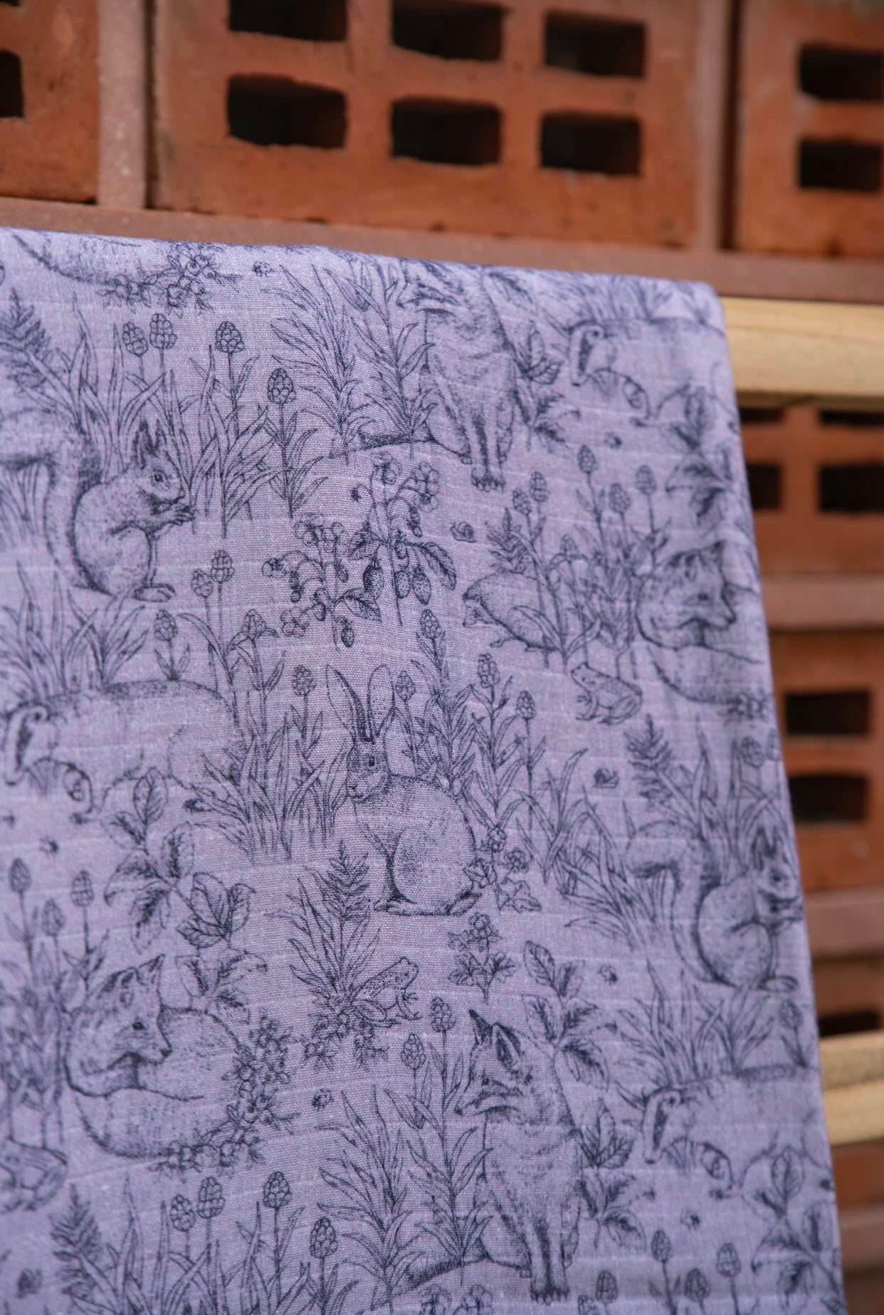 Lilac Woodland Blanket